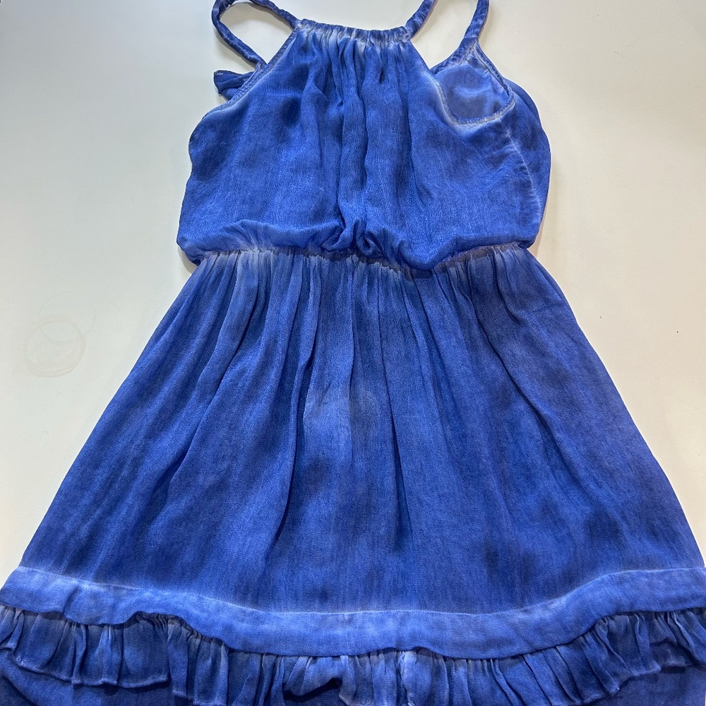 Free People Aphrodite Tie Dye Asymmetrical Ruffle Dress - Picture 8 of 8